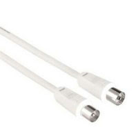 Hama Antenna Cable Coaxial Male Plug - Coaxial Female Jack, 2 m, 75 dB (00042961)